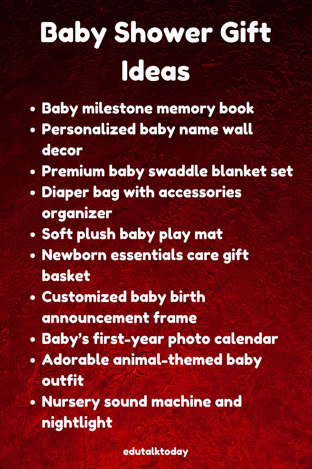 18 Baby Shower Gift Ideas