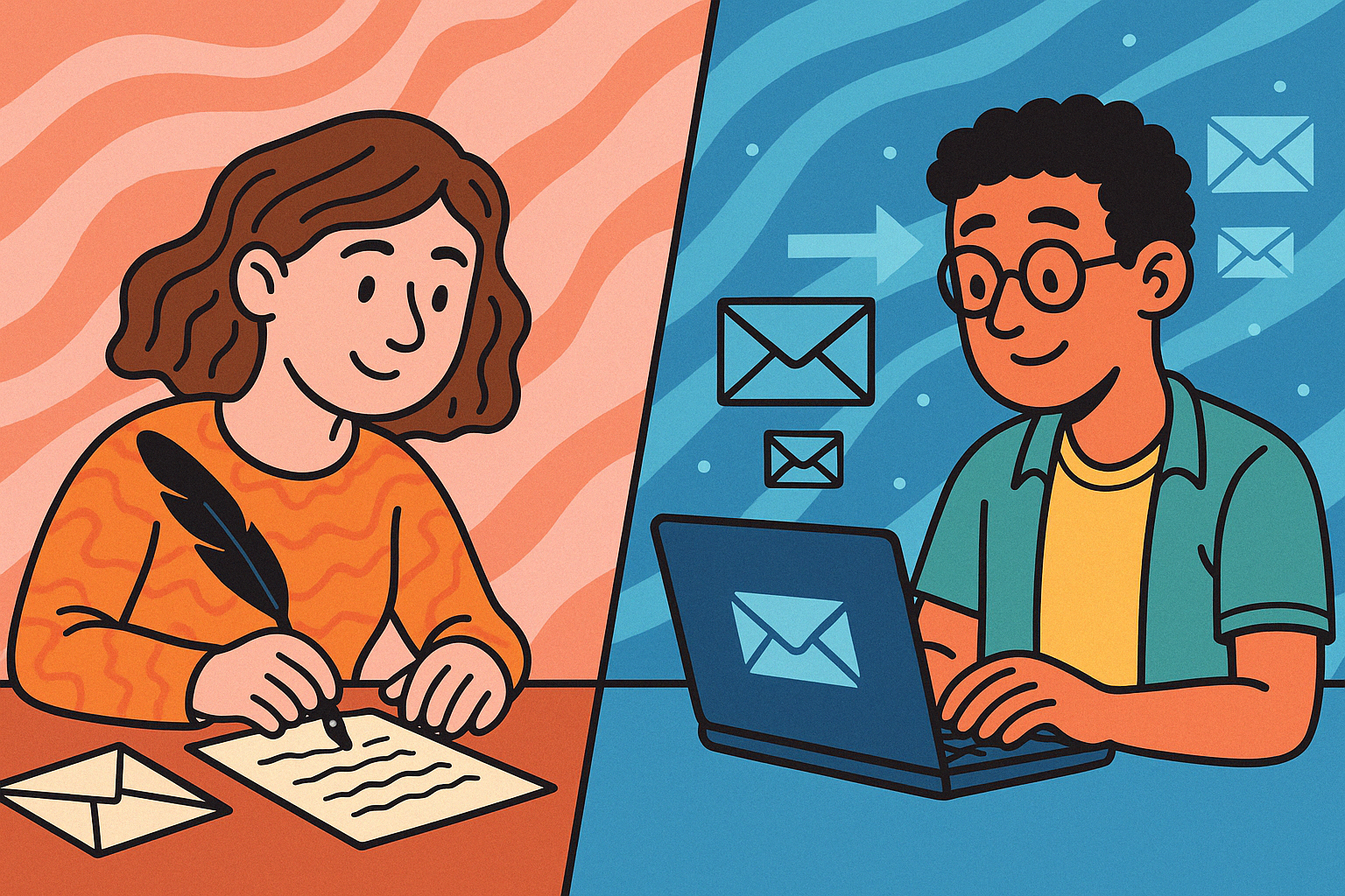 Letter-Writing V/S Email Writing In Novels