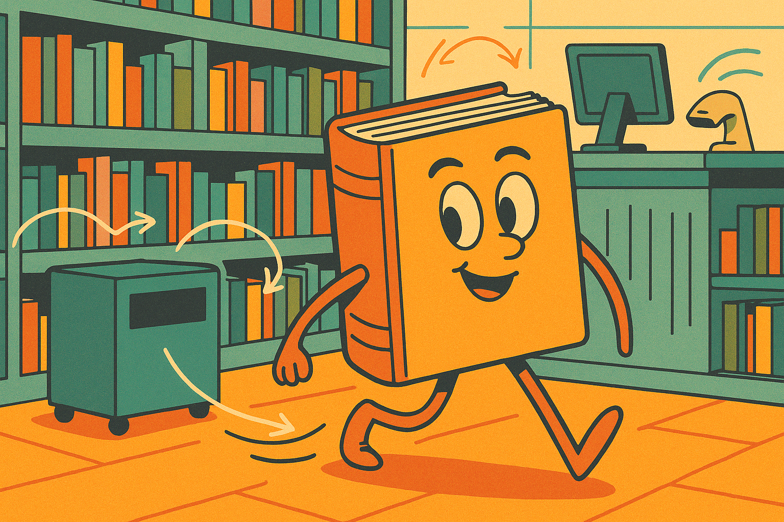 A Day In The Life Of A Library Book
