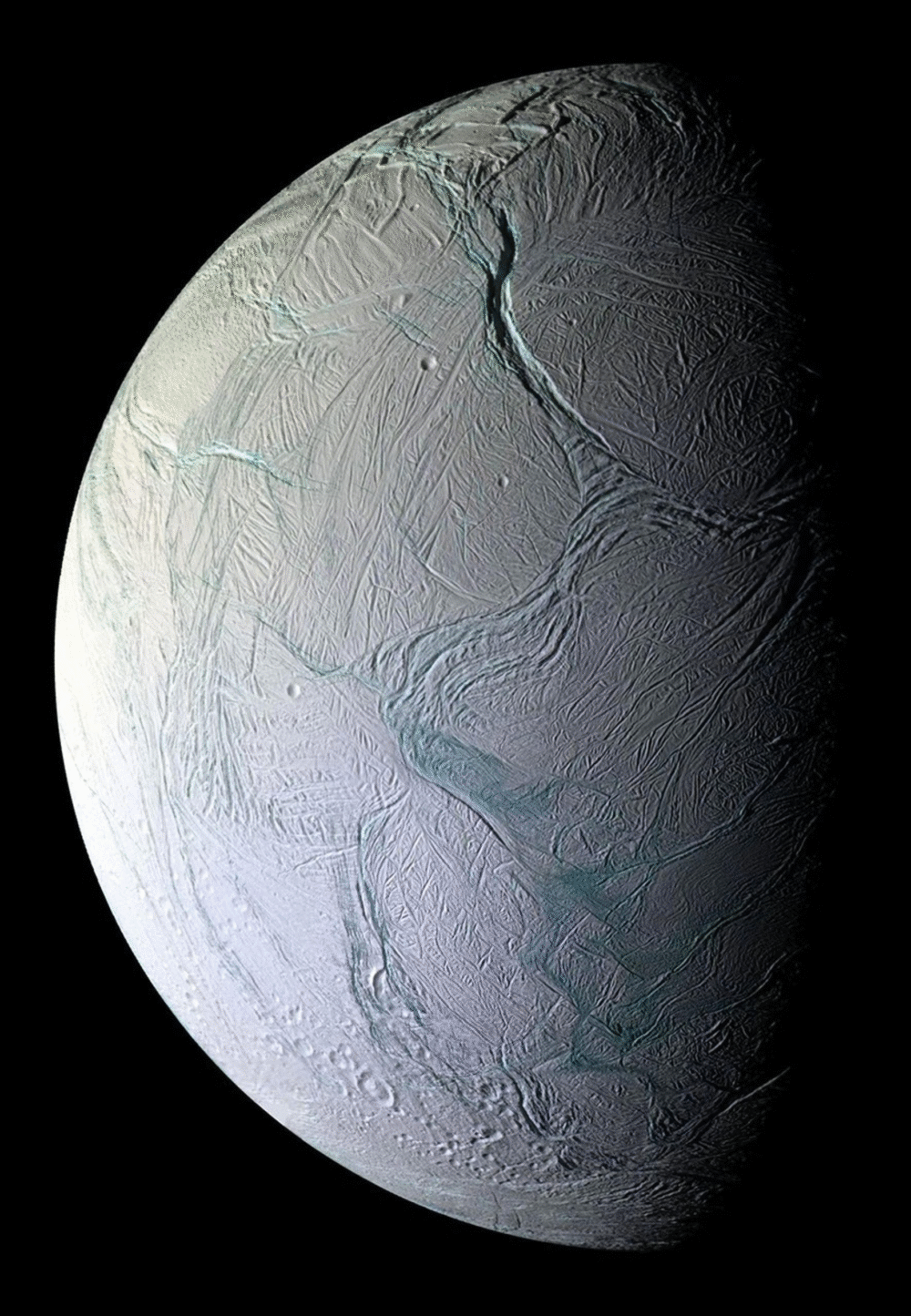 Radiation May Be Creating Organic Molecules on Enceladus, Not Its Ocean