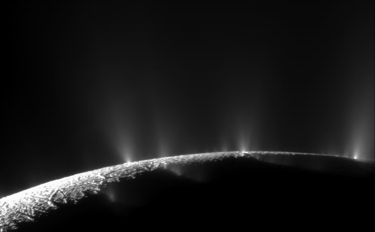 Radiation May Be Creating Organic Molecules on Enceladus, Not Its Ocean