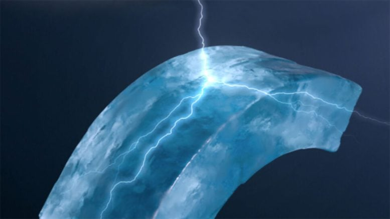 Scientists Discover Electricity in Ordinary Ice When It Bends