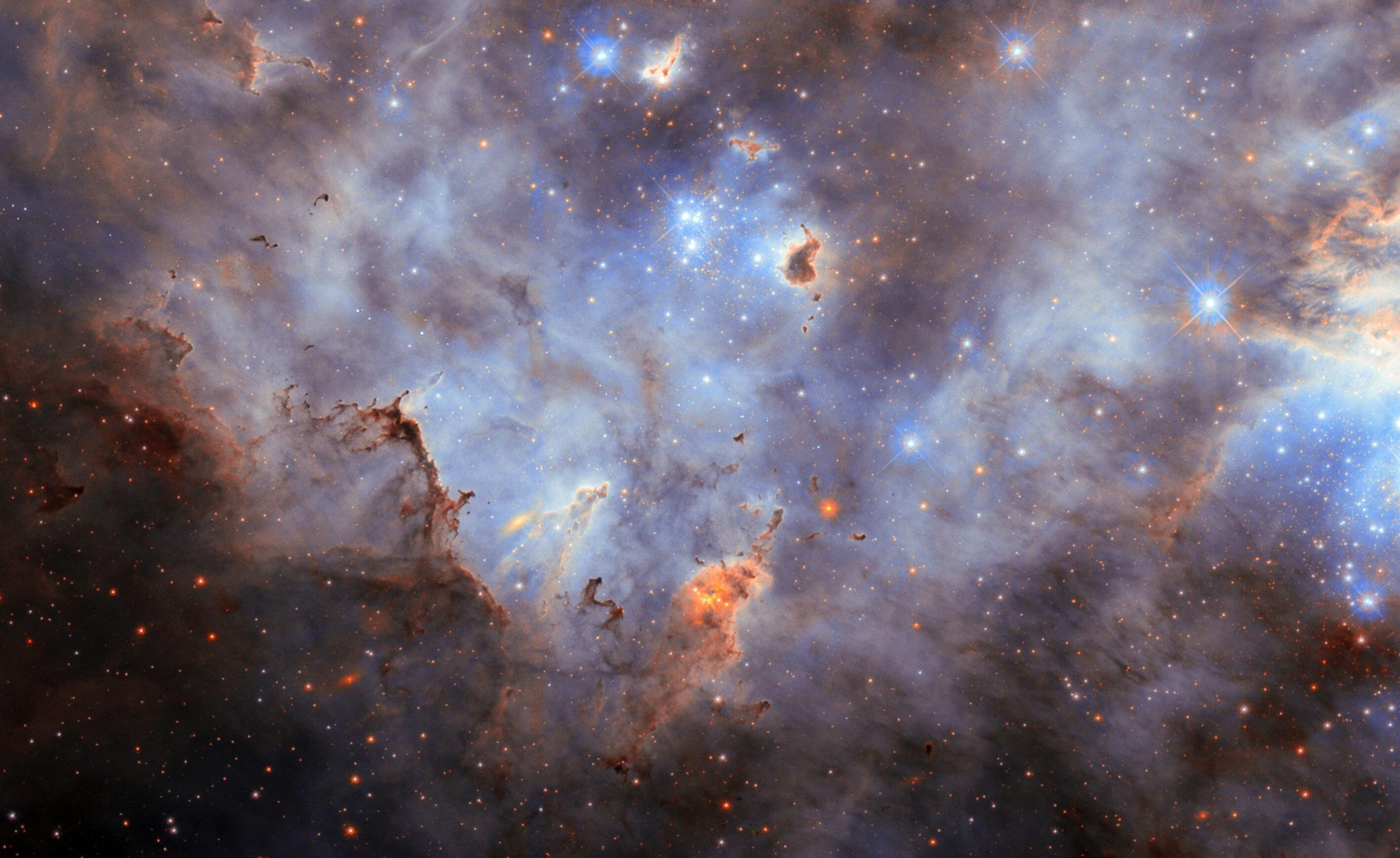 Hubble’s New Portrait of Star Birth in the Large Magellanic Cloud