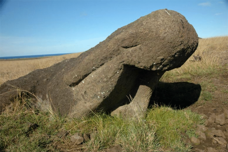 How Easter Island’s Massive Moai Statues Actually “Walked” Themselves