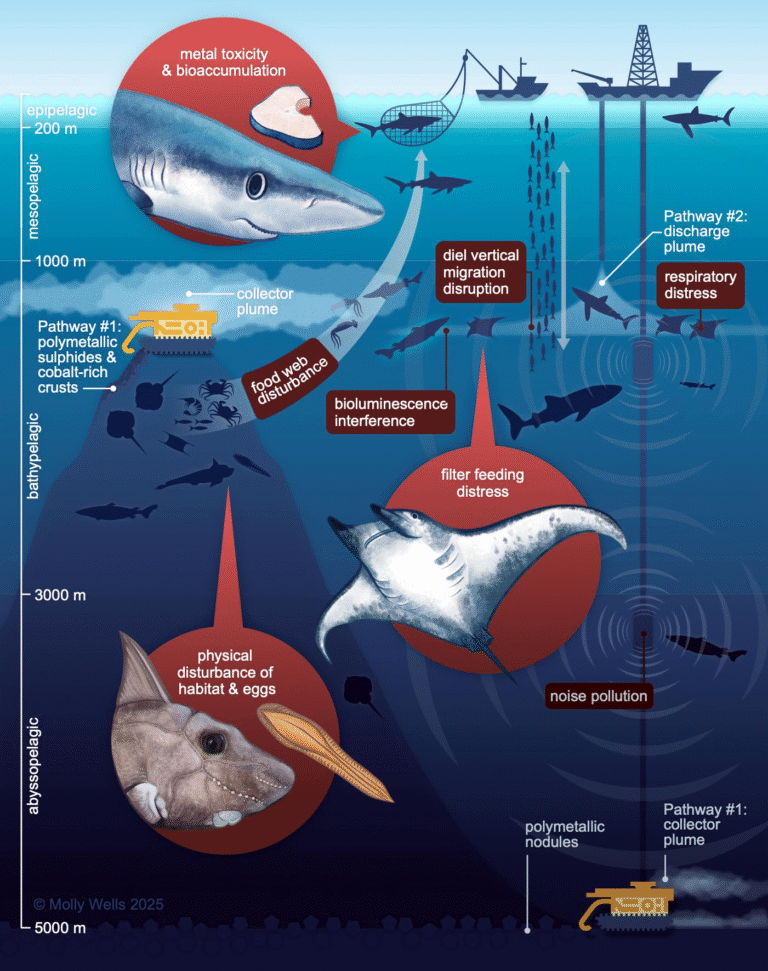 Deep-Sea Mining Could Push Dozens of Shark and Ray Species Toward Extinction