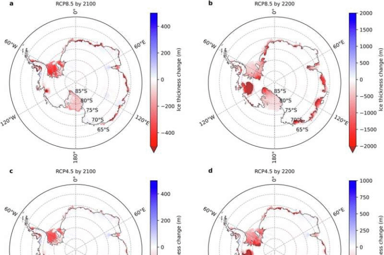 Antarctic Meltwater Could Slow Warming While Pushing Sea Levels Higher in Some Regions