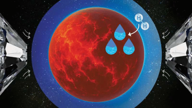 New Experiments Reveal How Planets Naturally Make Water During Their Formation