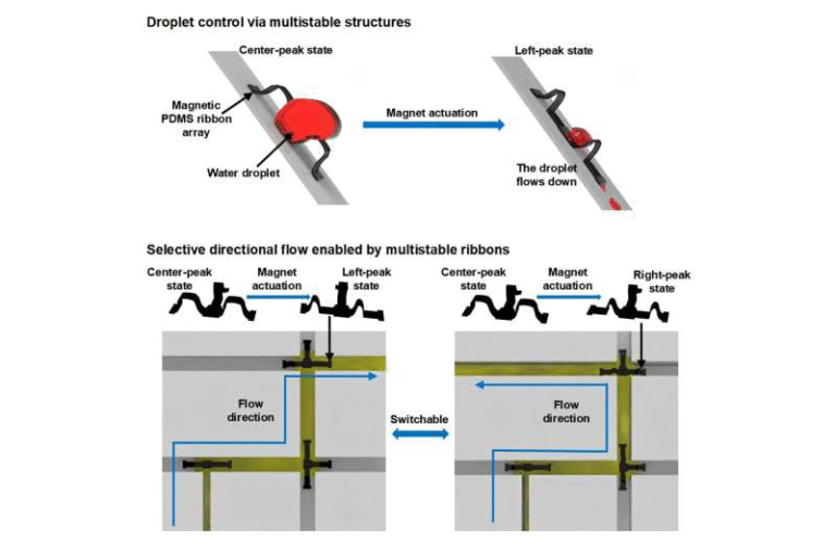 Magnetically Reconfigurable Ribbons Let Scientists Program Liquids on Demand