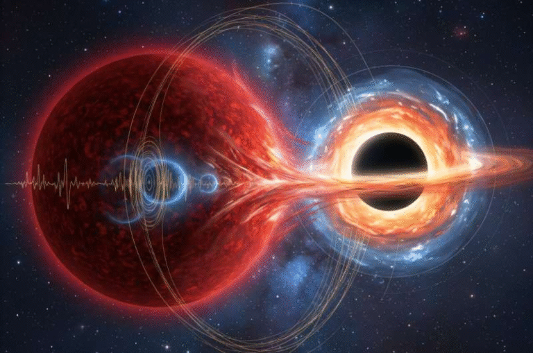 Starquakes Reveal the Turbulent Past of a Rapidly Spinning Red Giant Orbiting a Quiet Black Hole