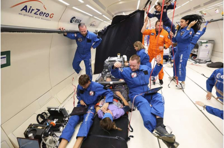 Texas A&M Researchers Use Parabolic Flights to Explore Microgravity Health Risks and Test Lower Body Negative Pressure Solutions