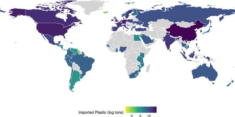 Global Plastic Waste Trade Is Directly Increasing Coastal Litter in Importing Countries, New Study Finds