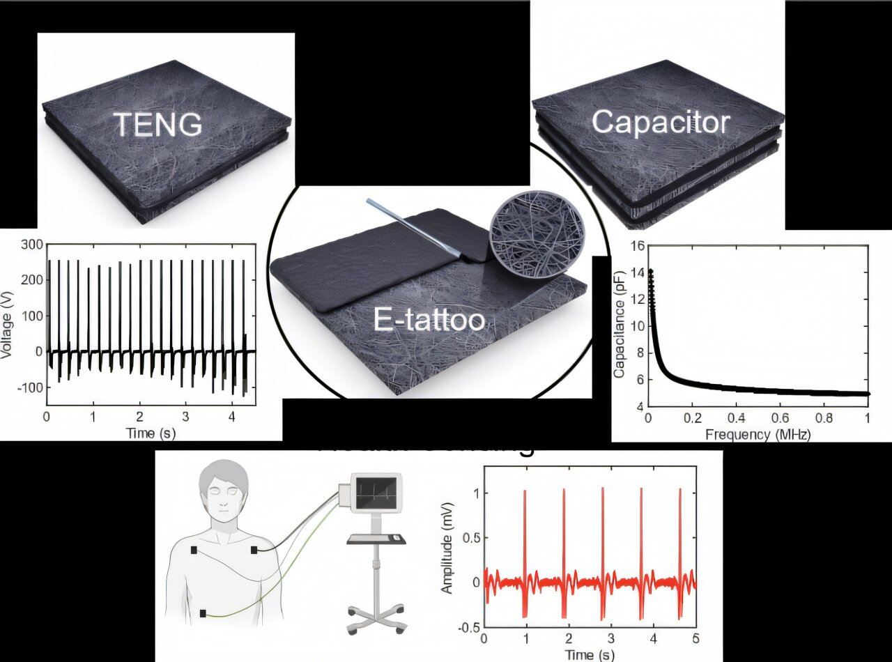 MXene-Based E-Tattoos Can Harvest Energy From the Human Body While Monitoring Health in Real Time