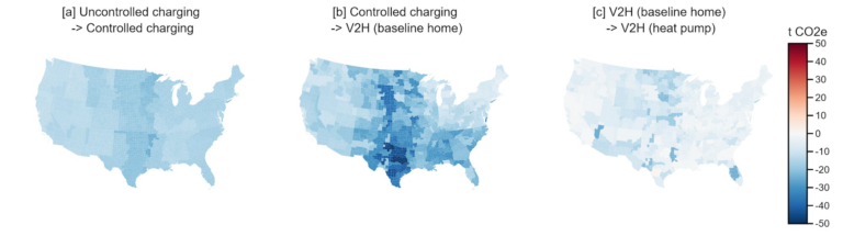 Parked Electric Vehicles Could Power Homes, Cut Bills, and Slash Emissions Across the U.S.