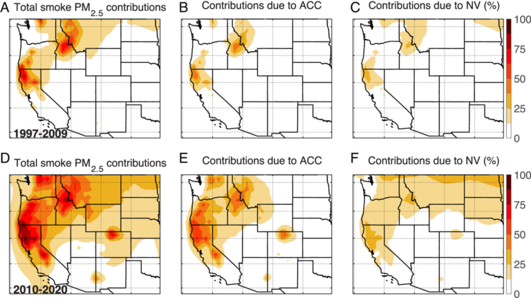 How Human-Caused Climate Change Is Driving Nearly Half of Harmful Wildfire Smoke in the Western US