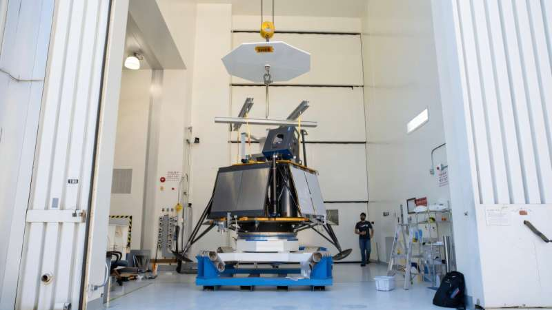 NASA JPL Puts Firefly’s Blue Ghost Mission 2 Lunar Spacecraft Through Intense Shake and Sound Tests