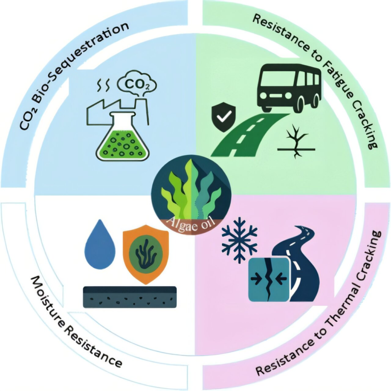 Algae-Based Asphalt Binder Could Make Roads Stronger and Greener in Cold Climates
