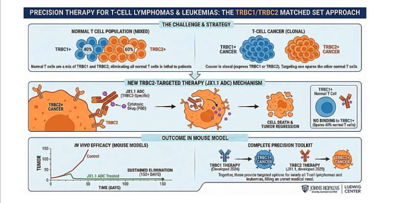 Scientists Develop a Highly Targeted Therapy That Could Transform Treatment for T-Cell Lymphomas and Leukemias