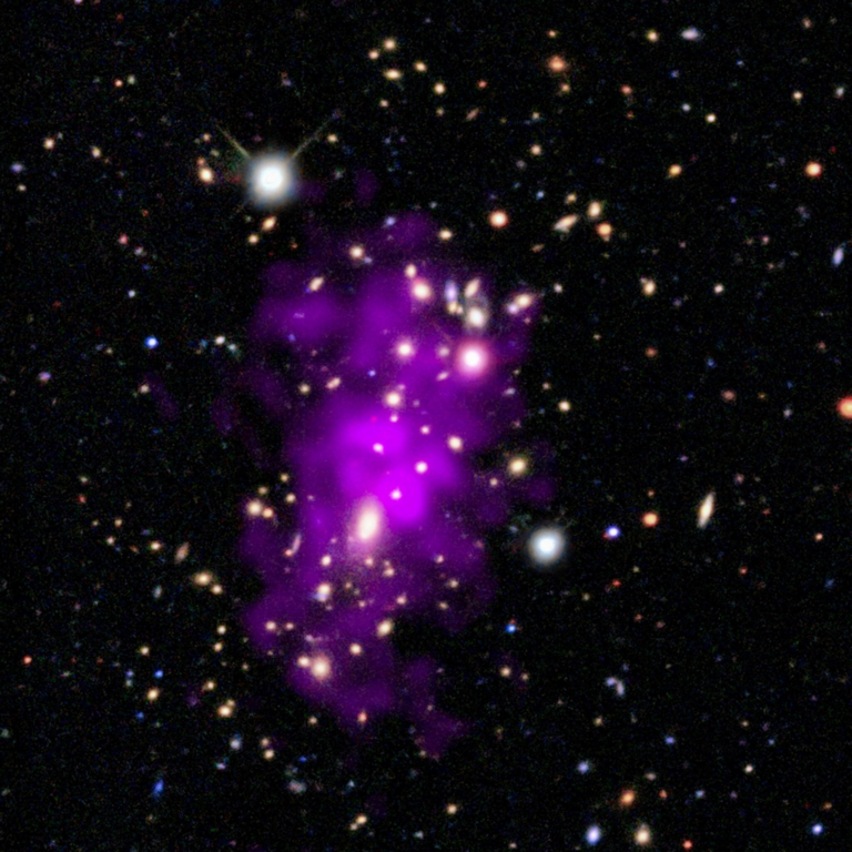 NASA’s Chandra Welcomes the New Year With a Striking Look at the Champagne Cluster