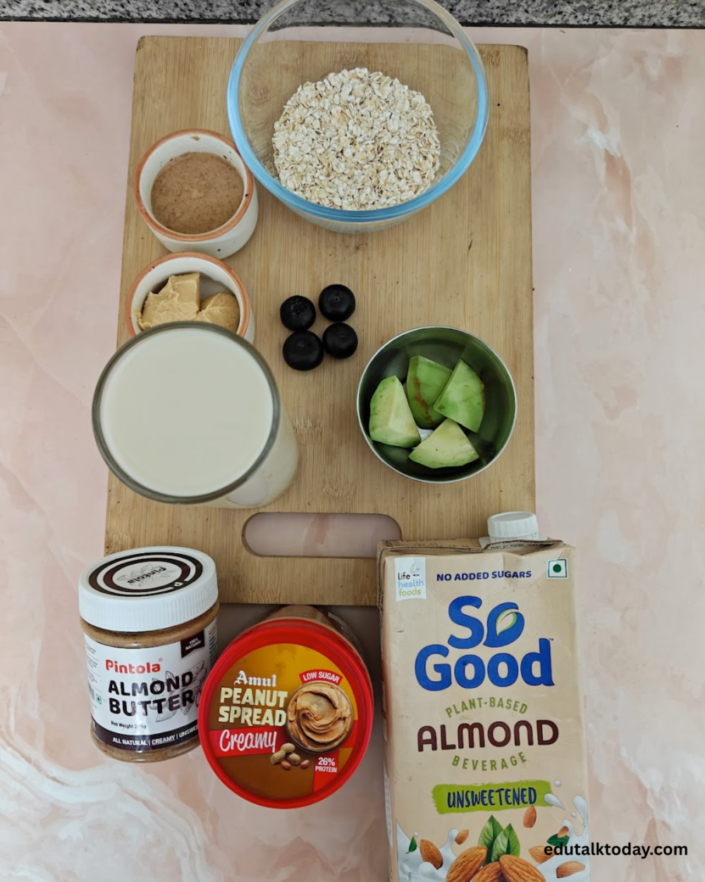 Nut Butter Avocado Oats Smoothie
