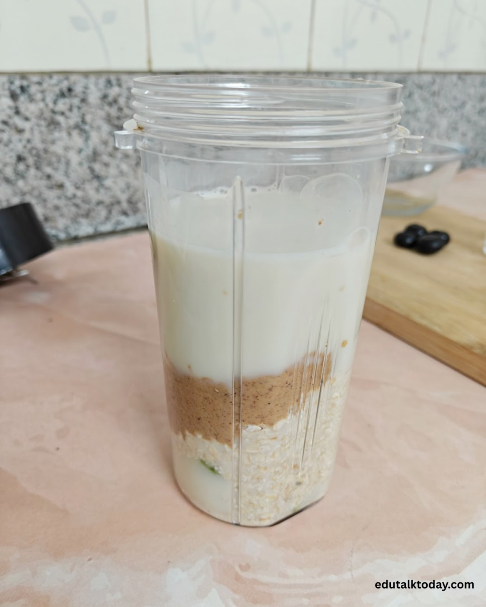 Nut Butter Avocado Oats Smoothie