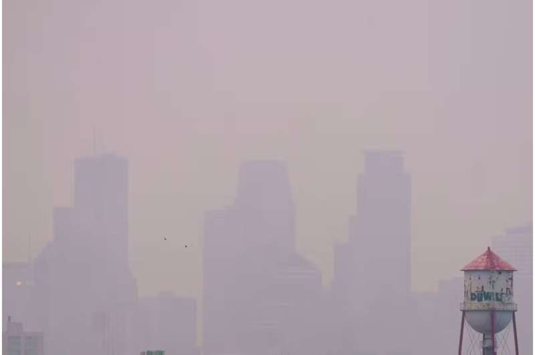 Record 2023 Wildfire Smoke Signals a Long-Term Shift in North American Air Quality