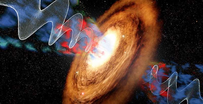 First Galaxy-Wide Wobbling Black Hole Jet Discovered in a Disk Galaxy