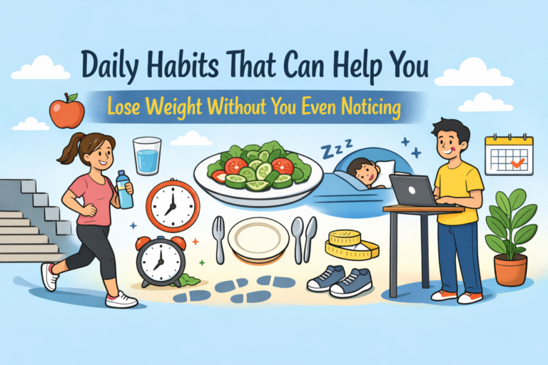 10 Daily Habits That Can Help You Lose Weight Without You Even Noticing