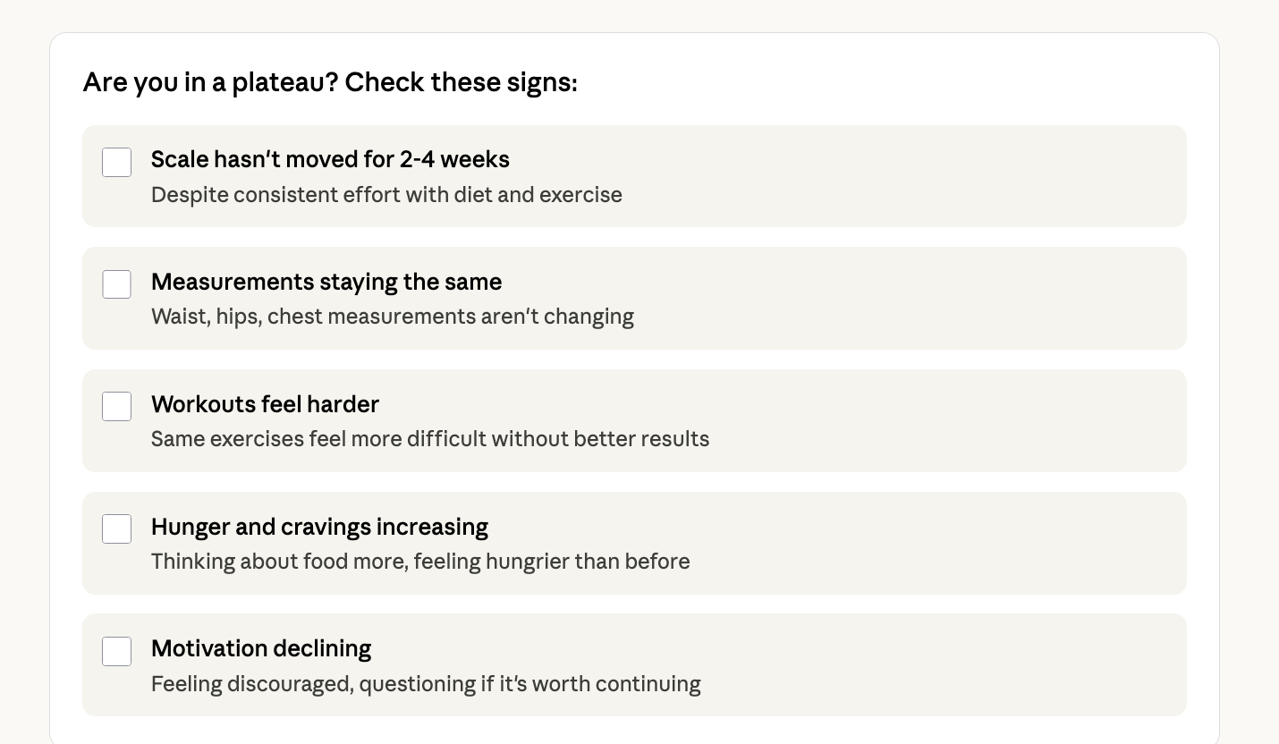 Weight Loss Plateaus and How to Break Through Them Weight Loss Plateaus and How to Break Through Them