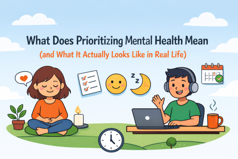 What Does Prioritizing Mental Health Mean (and What It Actually Looks Like in Real Life)