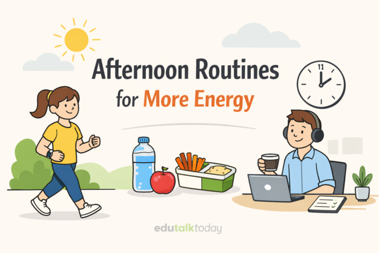 Afternoon Routines for More Energy
