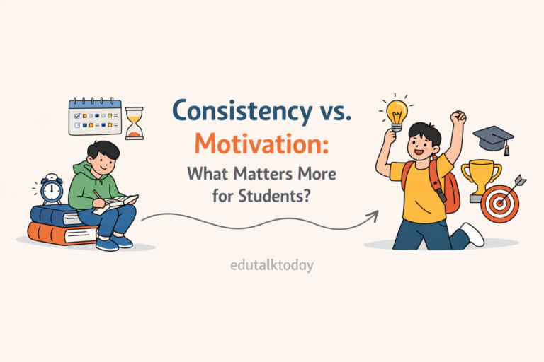 Consistency vs. Motivation: What Matters More for Students?
