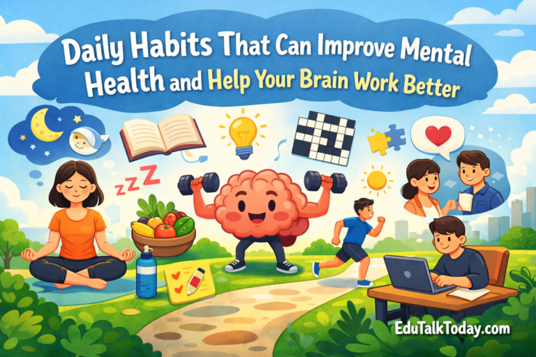 Daily Habits That Can Improve Mental Health and Help Your Brain Work Better