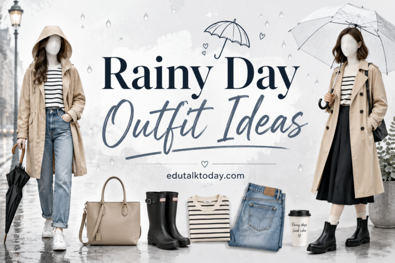 Rainy Day Outfit Ideas For Women