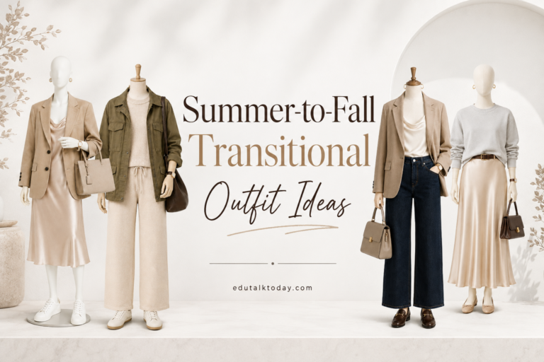 Summer-to-Fall Transitional Outfit Ideas